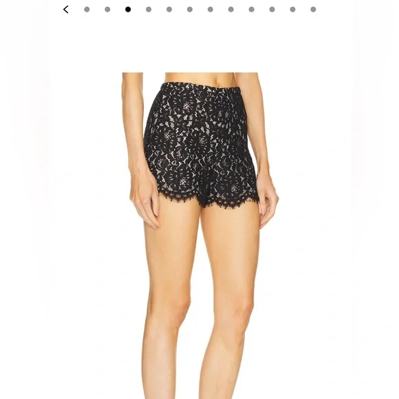 Elegant Black Lace Women Shorts skirt